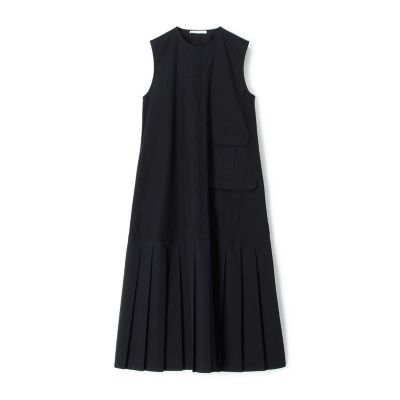 ＜GALERIE VIE (Women)＞コットンリネンポプリン　プリーツワンピース