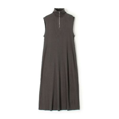 ＜GALERIE VIE (Women)＞コットンウールリブジップアップワンピース