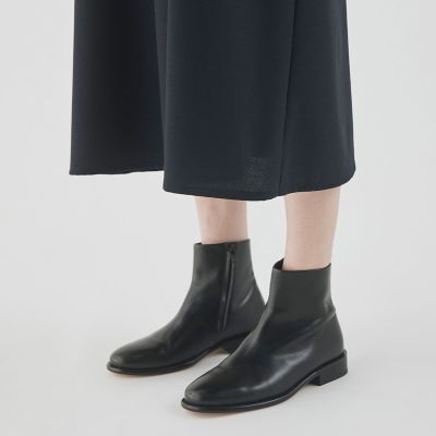 ストレッチウーステッド　ハーフスリーブワンピース