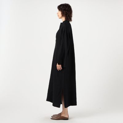 ブラッシュドリネン カフタンロングドレス | GALERIE VIE (Women