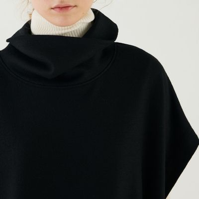 ミルドスムース　スタンドネックロングベスト