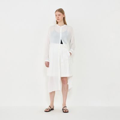 ウォッシャブルレーヨン シャツワンピース | GALERIE VIE (Women