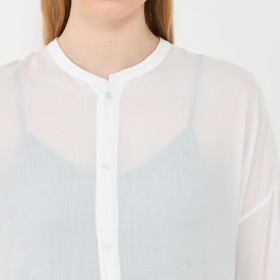 ウォッシャブルレーヨン シャツワンピース | GALERIE VIE (Women