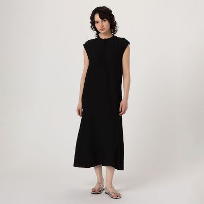 専用　新品　GALERIE VIE ギャルリーヴィー　リネン100% ワンピース ランダムリネン フレンチスリーブワンピース | GALERIE VIE (Women