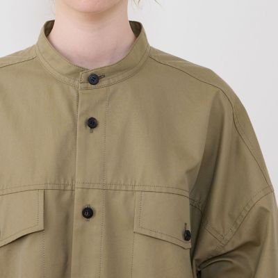 クラシカルギャバジン シャツワンピース | GALERIE VIE (Women 