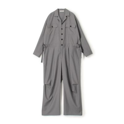 ＜GALERIE VIE (Women)＞ウォッシャブルトロピカル　ベルテッドジャンプスーツ