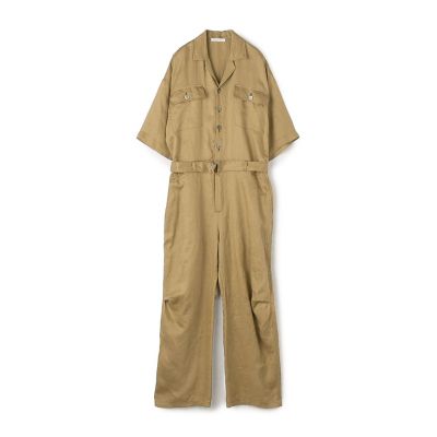 S.ESSENTIALS タイプライターダブルクロス ベルテッドコート 