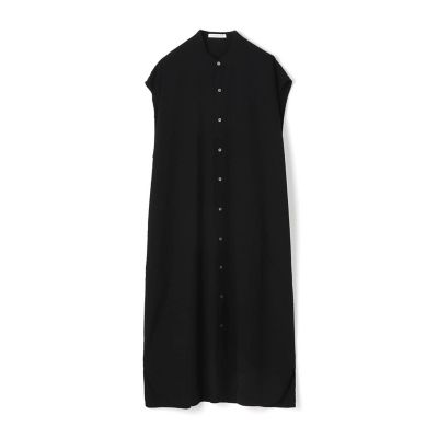 ＜GALERIE VIE (Women)＞【予約商品５月下旬以降順次お届け】ソフトウェーブ　バンドカラーシャツワンピース