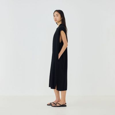 ソフトウェーブ バンドカラーシャツワンピース | GALERIE VIE (Women