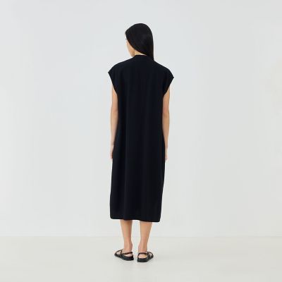 ソフトウェーブ バンドカラーシャツワンピース | GALERIE VIE (Women