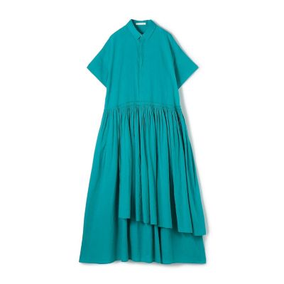 インドコットン　アシンメトリーヘムワンピース