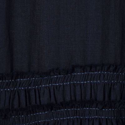 インドコットン　アシンメトリーヘムワンピース