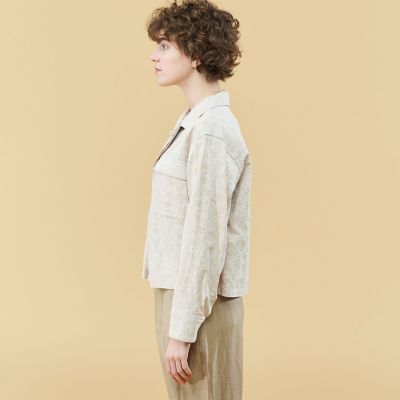 ボタニカルジャカード ショートジャケット | GALERIE VIE (Women