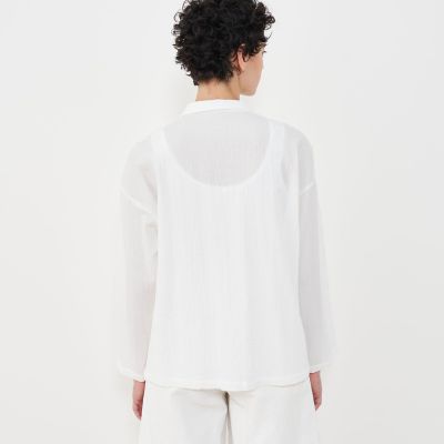 GALERIE VIE - GALERIE VIE エアリーサッカー ワイドジャケット エアリーサッカー ワイドジャケット | GALERIE VIE (Women