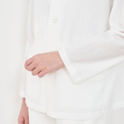 定価3.7万/24ss】GALERIE VIE エアリーサッカー ジャケット