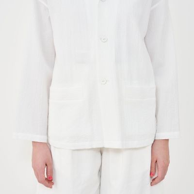【定価3.7万/24ss】GALERIE VIE エアリーサッカー ジャケット 定価3.7万/24ss】GALERIE VIE エアリーサッカー ジャケット