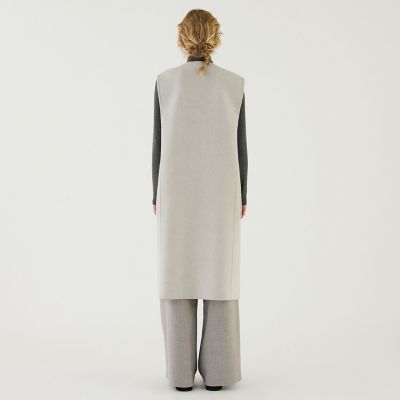 【GALERIE VIE】　ウールダブルフェイスカラーレスジレ 楽天市場】ウールダブルフェイス カラーレスジレ GALERIE VIE