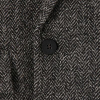 ヘリンボーンツイード　ジャケットコート