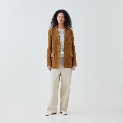ゴートスウェード スリーボタンジャケット | GALERIE VIE (Women