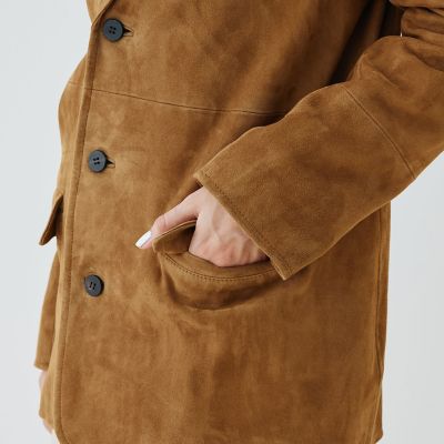 ゴートスウェード スリーボタンジャケット | GALERIE VIE (Women