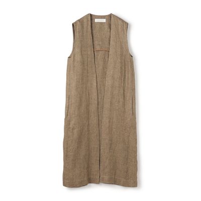 ＜GALERIE VIE (Women)＞グリッターリネン　ロングジレ