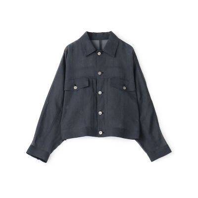 GALERIE VIE (Women)/ギャルリー・ヴィー コットンボイルワッシャー　２タックジャケット