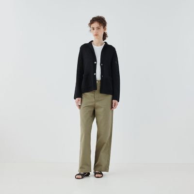 リネンインレー ピークドラペルジャケット | GALERIE VIE (Women