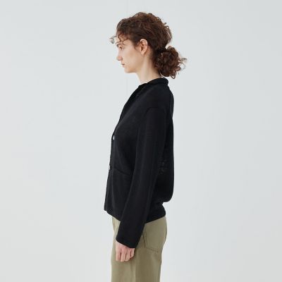 リネンインレー ピークドラペルジャケット | GALERIE VIE (Women