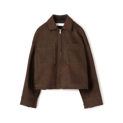 ＜GALERIE VIE (Women)＞プライムヌバック　２ポケットブルゾン