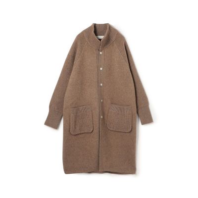 モンゴルカシミヤ スタンドカラーコート | GALERIE VIE (Women
