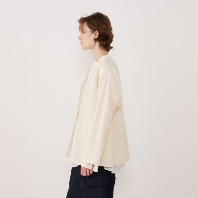 美品＊ギャルリーヴィー ドルマンスリーブジャケット コットン アイボリー系 美品＊ギャルリーヴィー ドルマンスリーブジャケット コットン