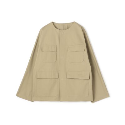 ＜GALERIE VIE (Women)＞【予約商品１０月上旬以降順次お届け】モイストコットン　リラックスフィットジャケット