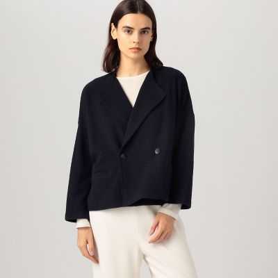 GALERIE VIE フード付きジャケット グレー GALERIE VIE フード付きジャケット グレー