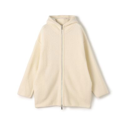 ＜GALERIE VIE (Women)＞ウールダブルフェイスパイル　２－ｗａｙフーデッドコート