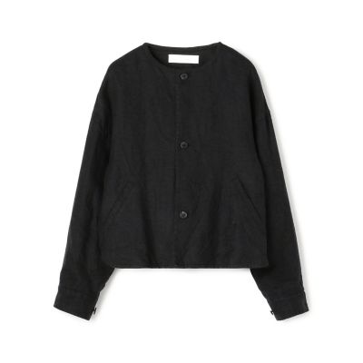 ＜GALERIE VIE (Women)＞ブラッシュドリネン　コクーンブルゾン