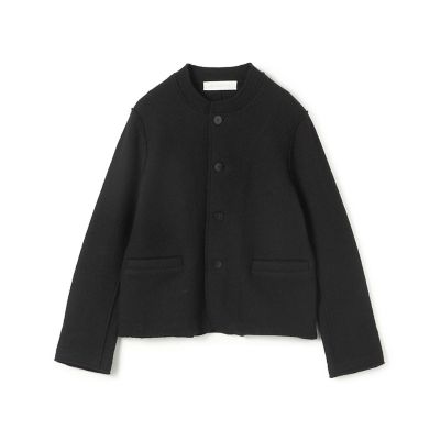 ＜GALERIE VIE (Women)＞ボイルドウール　バンドカラージャケット