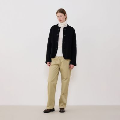 ボイルドウール バンドカラージャケット | GALERIE VIE (Women