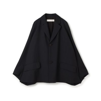 ＜GALERIE VIE (Women)＞【送料無料】ウォッシャブルトロピカル　チェスターカラージャケット