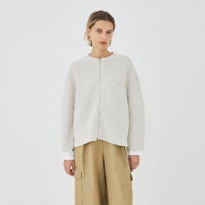 スプリングツイード ノーカラーブルゾン | GALERIE VIE (Women