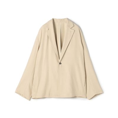 ＜GALERIE VIE (Women)＞レーヨンリネンストレッチ　ドロップショルダージャケット