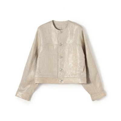 ＜GALERIE VIE (Women)＞パールリネン　ドルマンスリーブブルゾン
