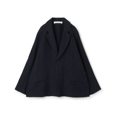 ＜GALERIE VIE (Women)＞マリンカナパストライプ　ラグランスリーブジャケット