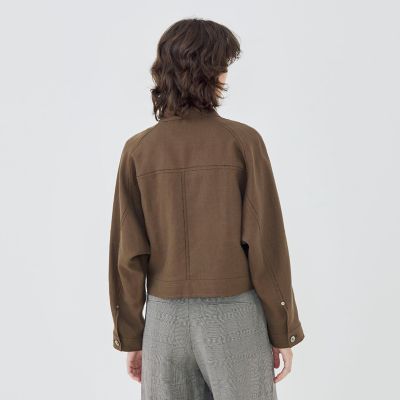 フレンチリネン プリーテッドジャケット | GALERIE VIE (Women