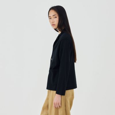 コットンリネン テーラードジャケット | GALERIE VIE (Women