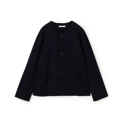 ブルー系 GALERIE VIE (Women)のノーカラージャケット | レディース