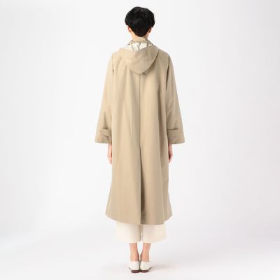 コットンギャバジン フード付きステンカラーコート 三越伊勢丹オンラインストア 公式