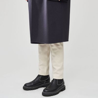ウールダブルフェイス　ロングコート