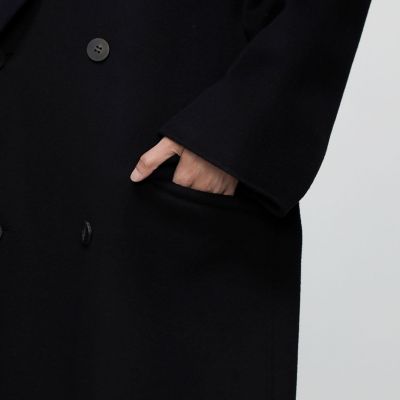 ウールダブルフェイス ロングトレンチコート | GALERIE VIE