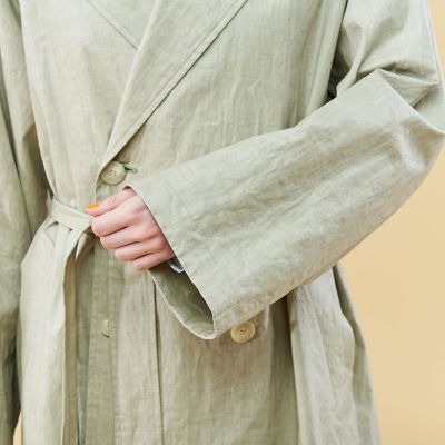 GALERIE VIE チンツリネン　トレンチコート GALERIE VIE（ギャルリー ヴィー）の「チンツリネン トレンチ