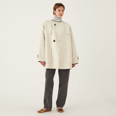 送料無料】ダブルフェイス カラーレストレンチコート | GALERIE VIE